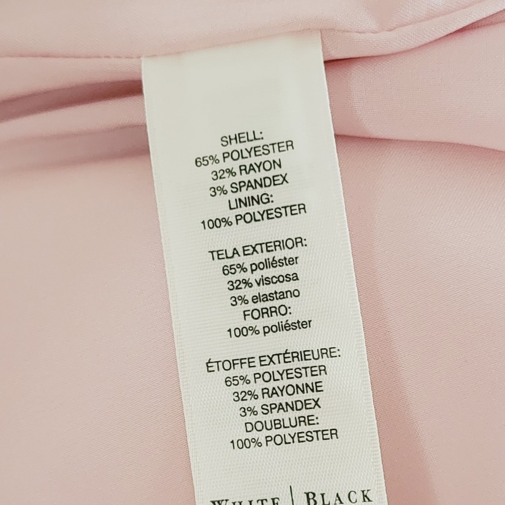 WHITE HOUSE BLACK MARKET Pink Skirt Size 12 - Picture 8 of 8